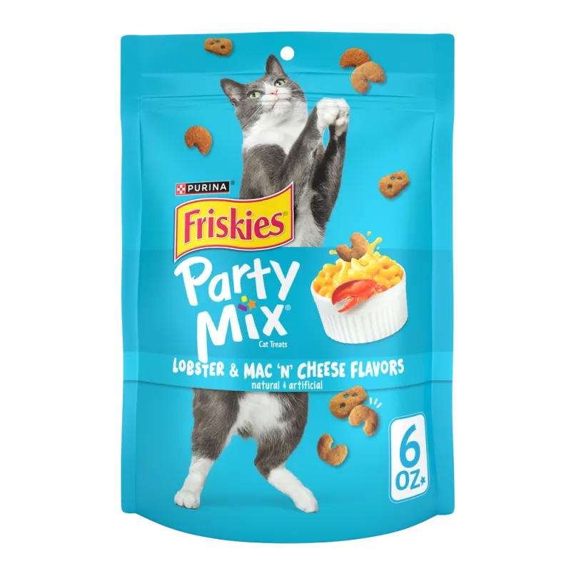 Friskies Party Mix Lobster & Mac ‘N’ Cheese Flavors Cat Treats