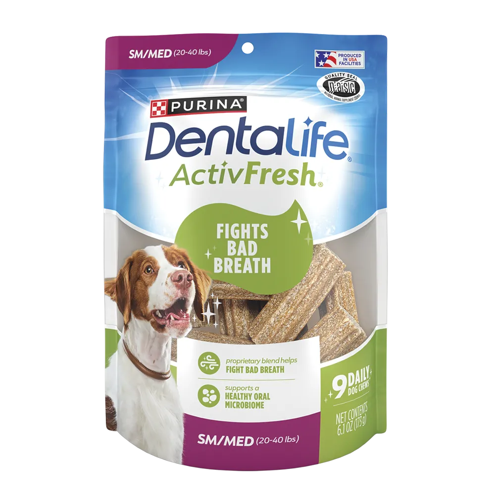 DentaLife ActivFresh Oral Care Chews for Small & Medium Dogs