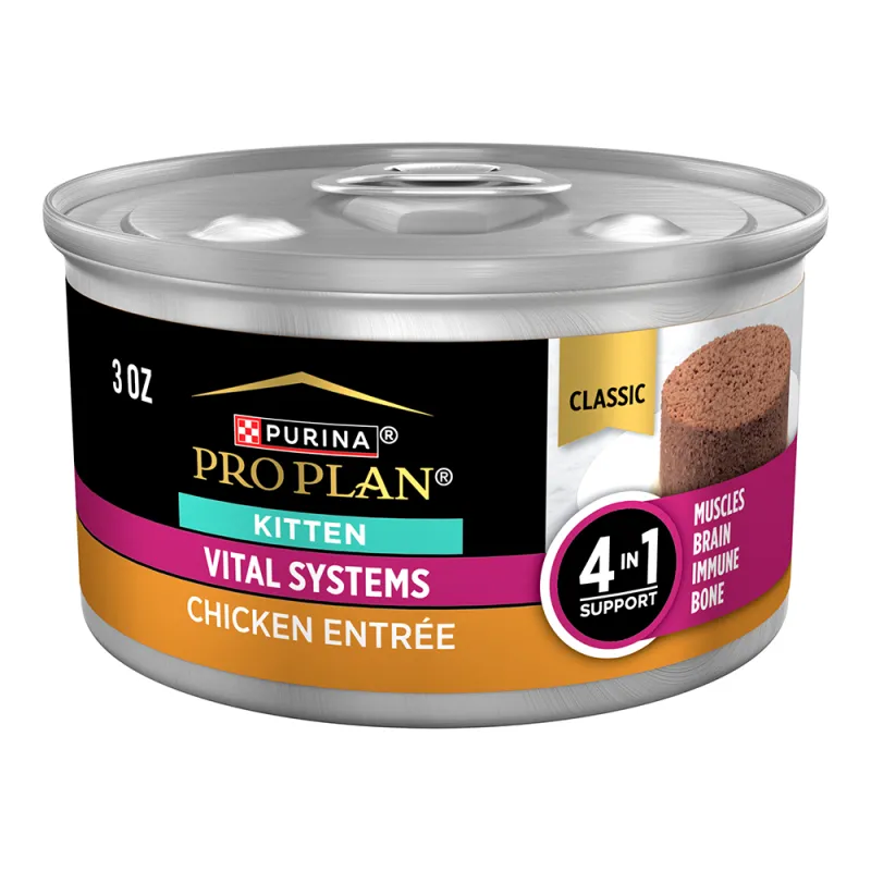 Purina Pro Plan Vital Systems Kitten Chicken Entree Wet Cat Food