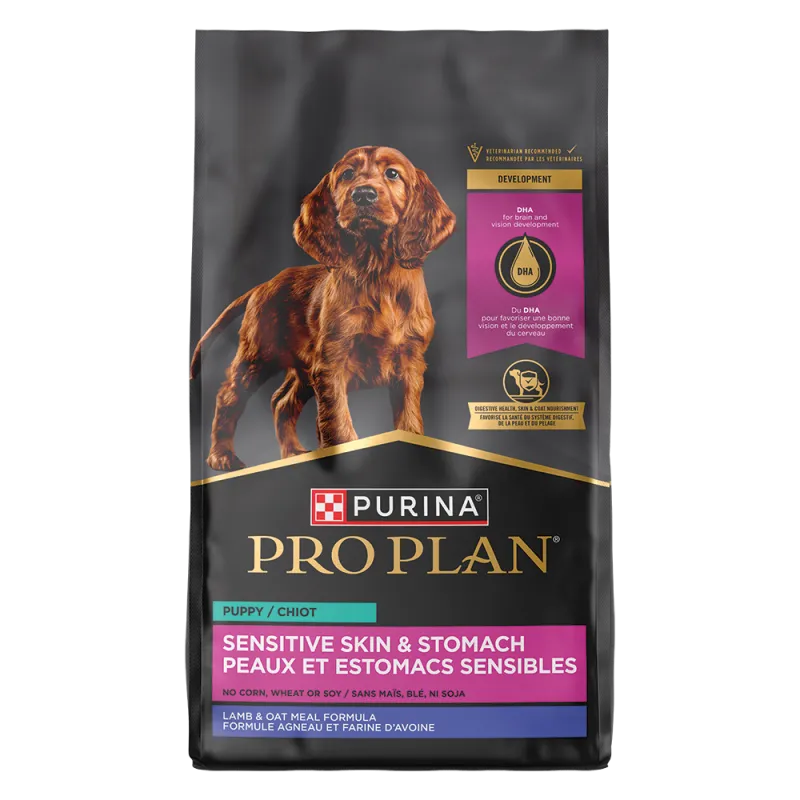 Purina Pro Plan Sensitive Skin & Stomach Puppy Lamb & Oat Meal Formula 