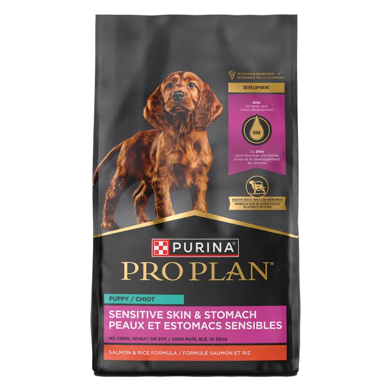 Pro Plan Puppy Sensitive Skin & Stomach Salmon & Rice Formula Dry Dog Food