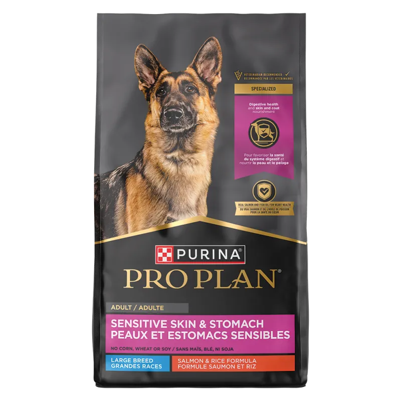 Purina Pro Plan Sensitive Skin & Stomach Large Breed Salmon & Rice Formula 