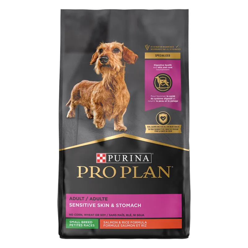 Purina Pro Plan Sensitive Skin & Stomach Adult Small Breed Salmon & Rice Formula 