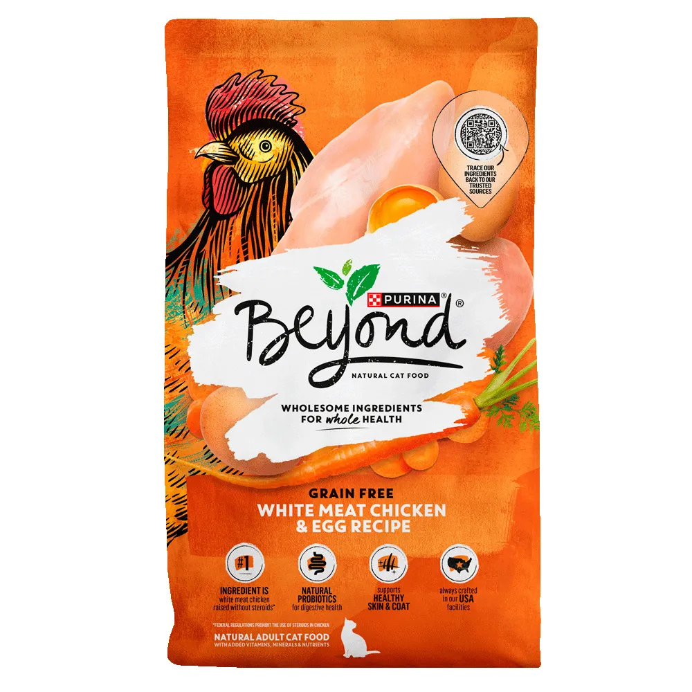 Beyond Simply Grain Free White Meat Chicken & Egg Recipe Dry Cat Food