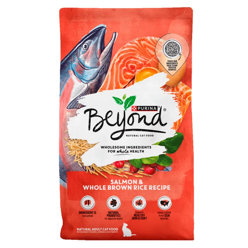 Beyond Simply Salmon & Whole Brown Rice Recipe Dry Cat Food