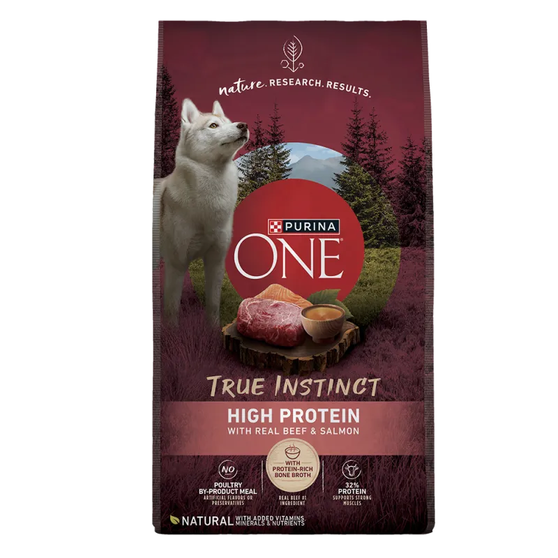 Purina ONE SmartBlend True Instinct High Protein with Real Beef & Salmon Dog Food