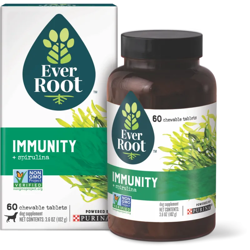 EverRoot Dog Supplements Immunity Chewable Tablets