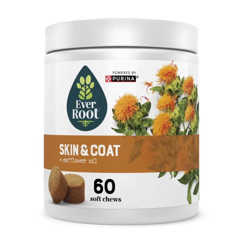 EverRoot Dog Supplements Skin & Coat Soft Chews