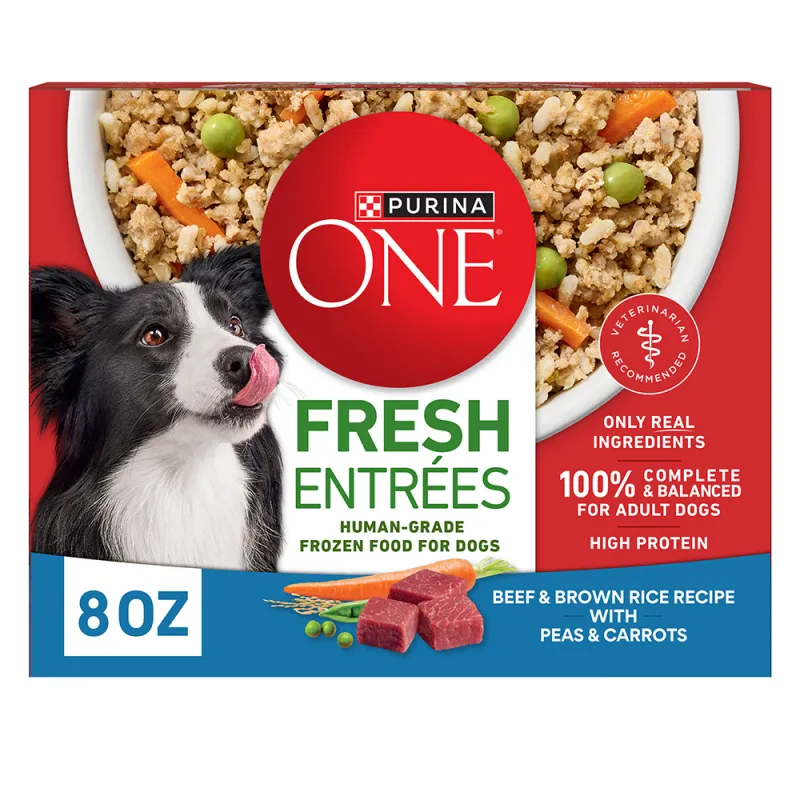 Purina ONE Fresh Entrees Beef, Peas, & Carrots Dog Food | Purina US