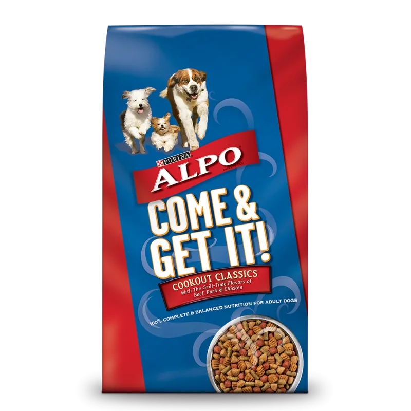 Purina ALPO Come & Get It! Cookout Classics With The Grill-Time Flavors of Beef, Pork & Chicken Adult Dog Food