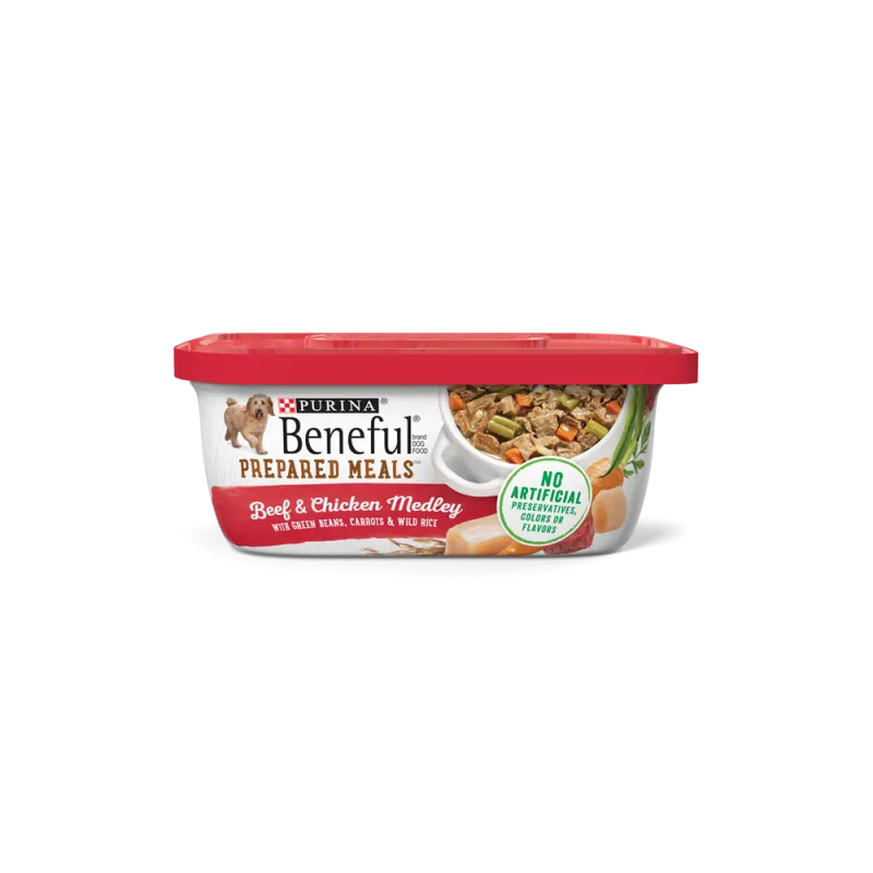 Beneful Prepared Meals Beef & Chicken Medley Wet Dog Food