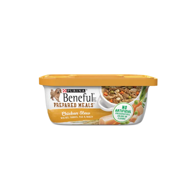 Alimento húmedo para perros Beneful Prepared Meals de estofado de pollo