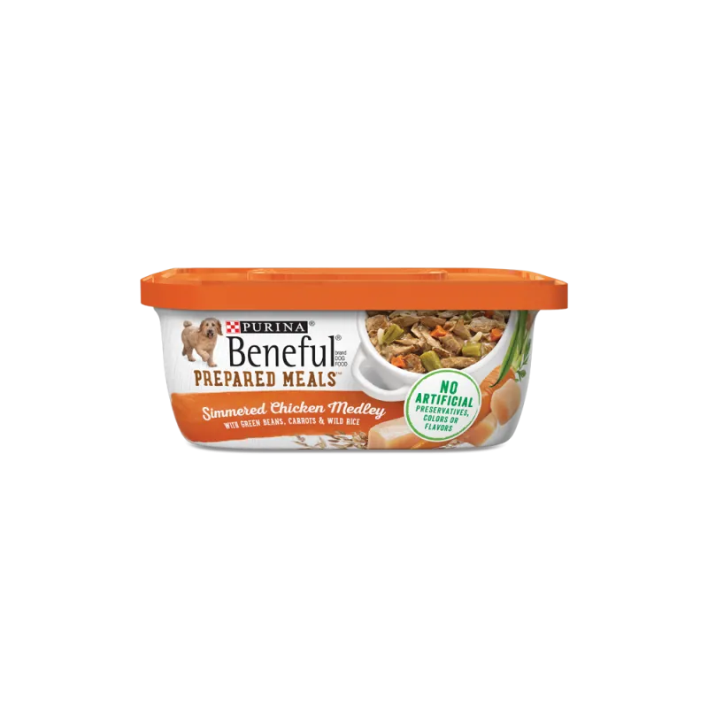 Beneful Prepared Meals Simmered Chicken Medley Dog Food