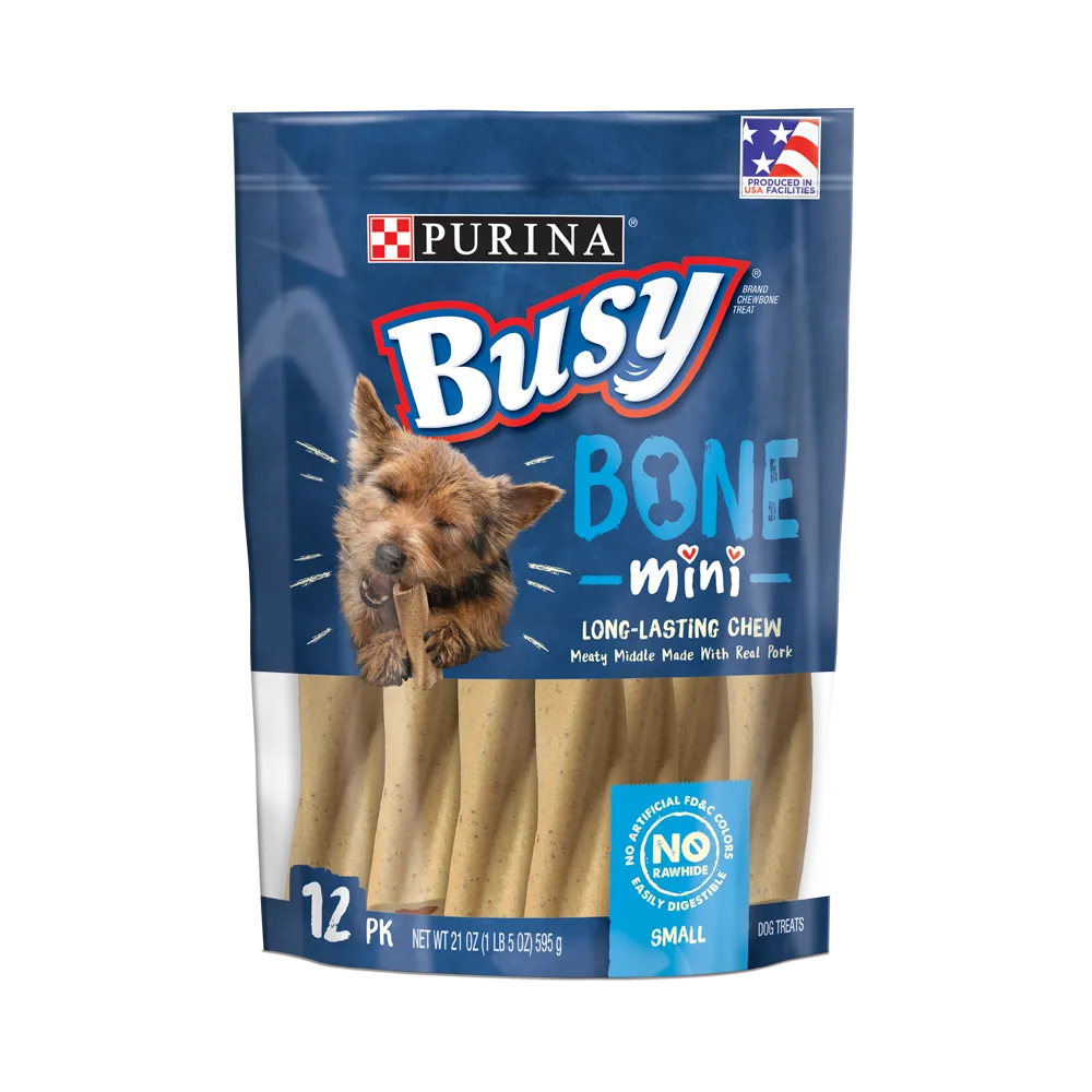 Busy Bone Mini Chew Treats for Small Dogs