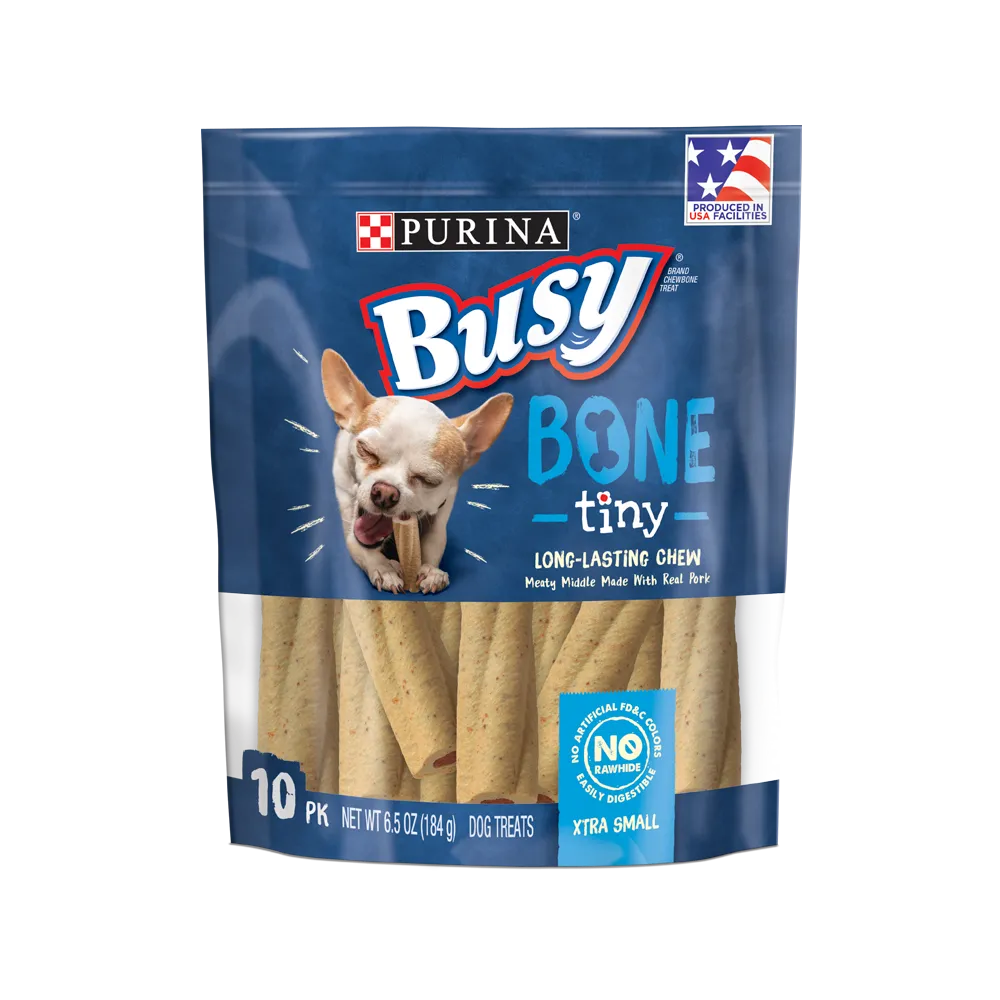 Busy Bone Tiny Chew Treats for Extra Small Dogs 