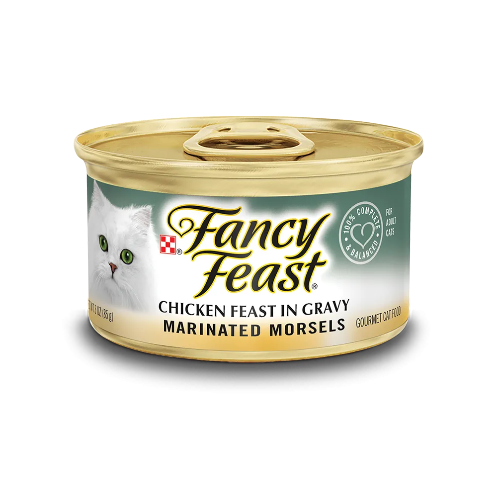 Fancy Feast® Marinated Morsels Chicken Gourmet Wet Cat Food in Gravy