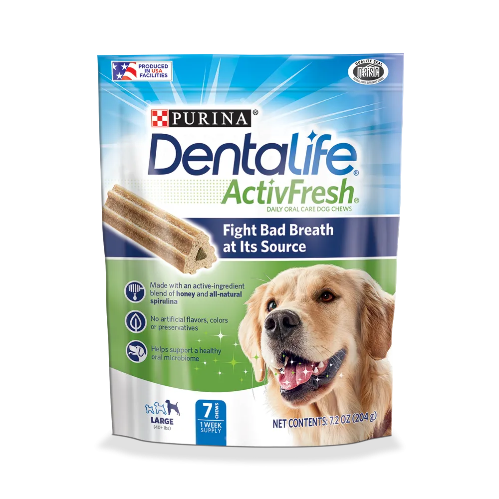 DentaLife ActivFresh Oral Care Supplements for Large Dogs