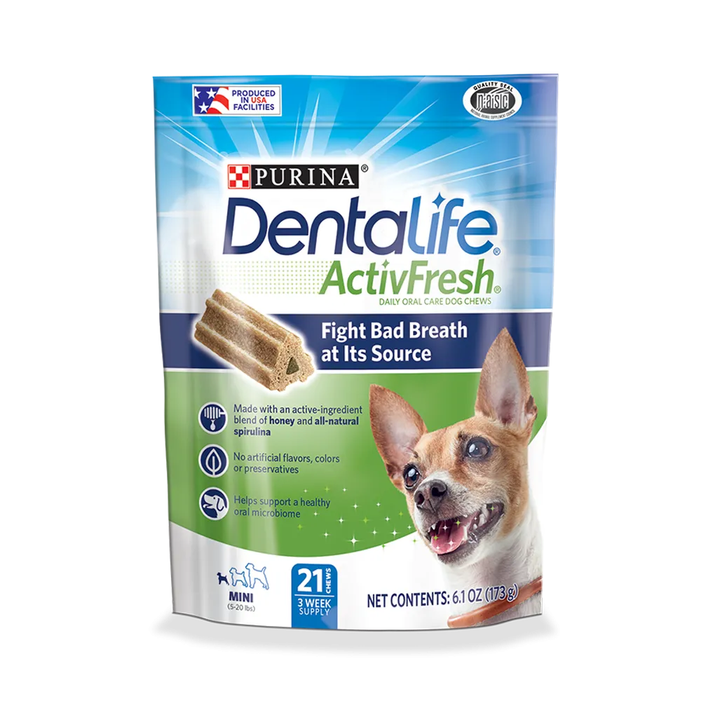 DentaLife ActivFresh Mini Dental Supplements for Small Dogs