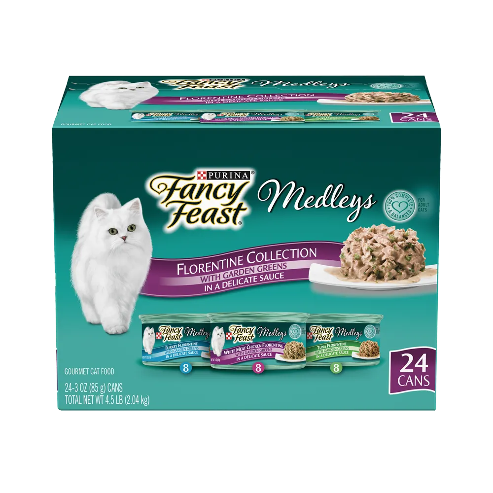 Fancy Feast® Medleys Florentine Wet Cat Food Variety Pack - 24 Cans