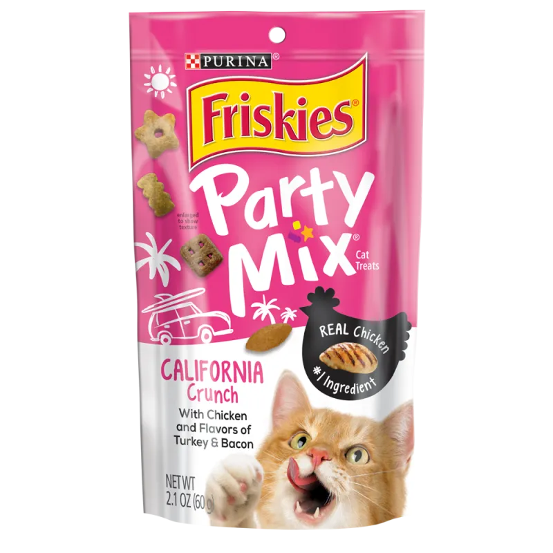 Friskies Party Mix California Crunch Adult Cat Treats
