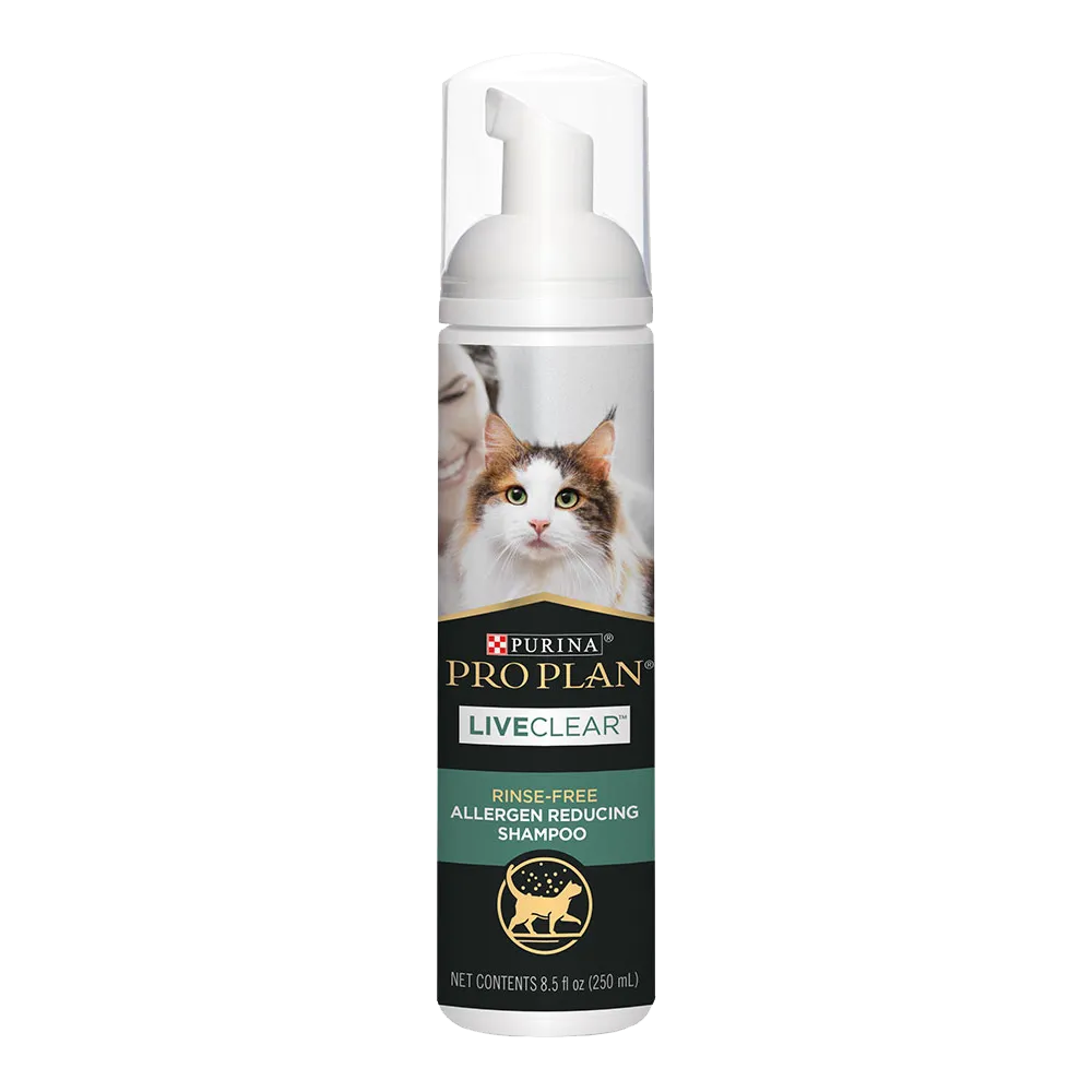 Pro Plan LiveClear Rinse-Free Allergen Reducing Cat Shampoo