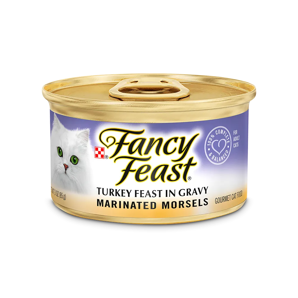 Fancy Feast® Marinated Morsels Turkey Gourmet Wet Cat Food in Gravy