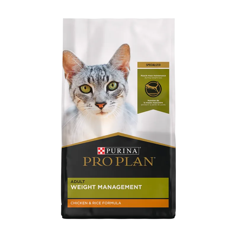 Pro Plan Adult Weight Management Chicken & Rice Formula Dry Cat Food