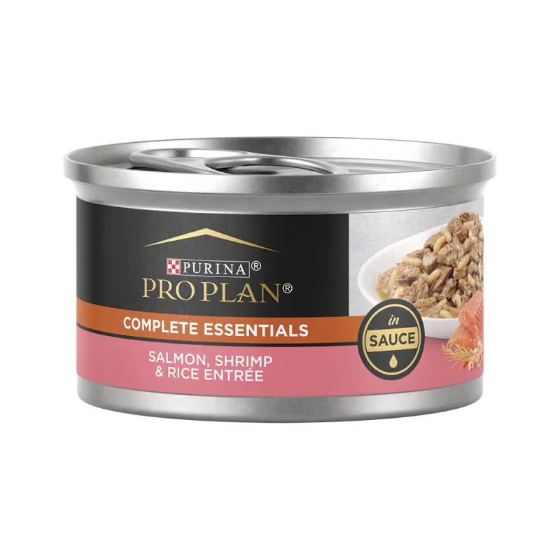 Pro Plan Complete Essentials Salmon, Shrimp & Rice Entrée in Sauce Wet Cat Food