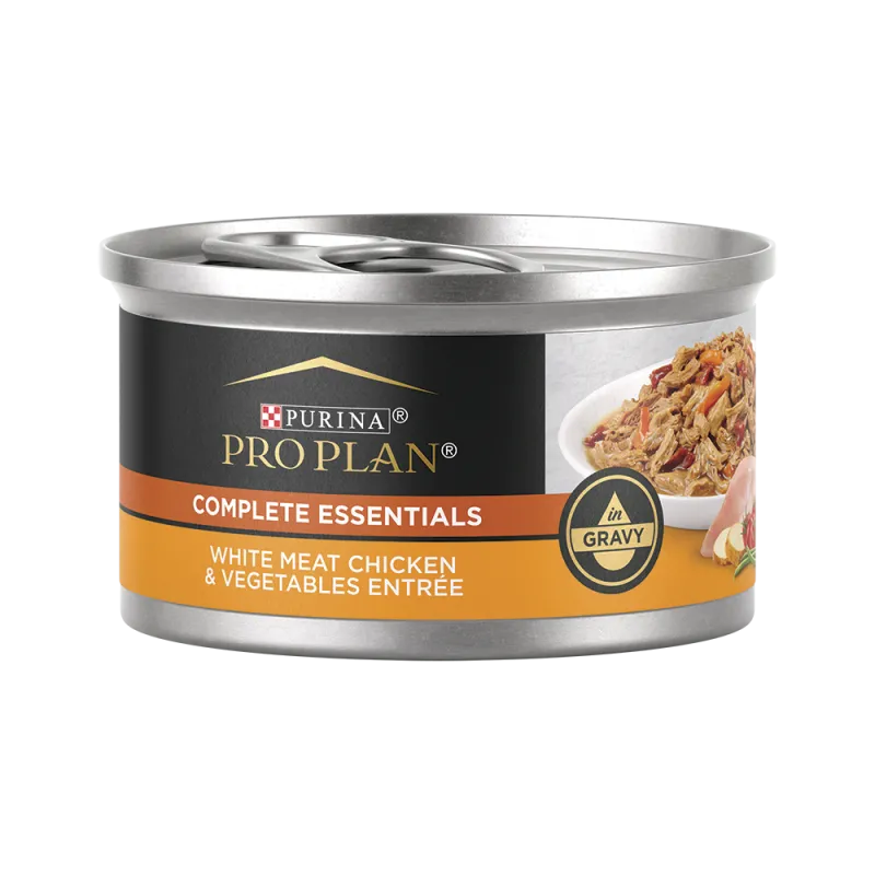 Pro Plan Complete Essentials White Meat Chicken & Vegetable Entrée in Gravy Wet Cat Food