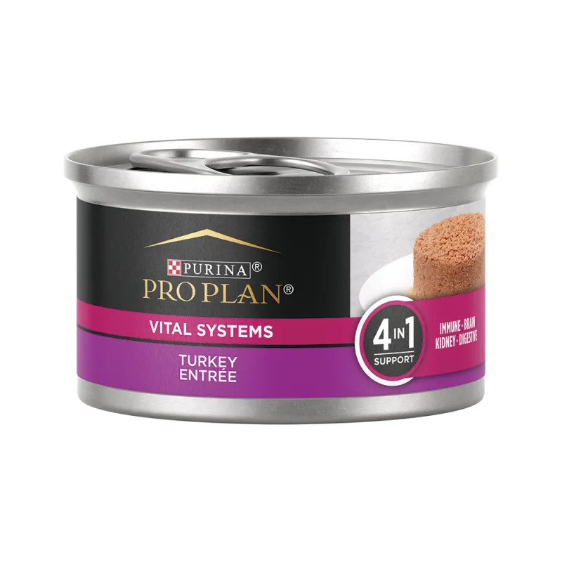 Pro Plan Vital Systems Turkey Entrée Wet Cat Food