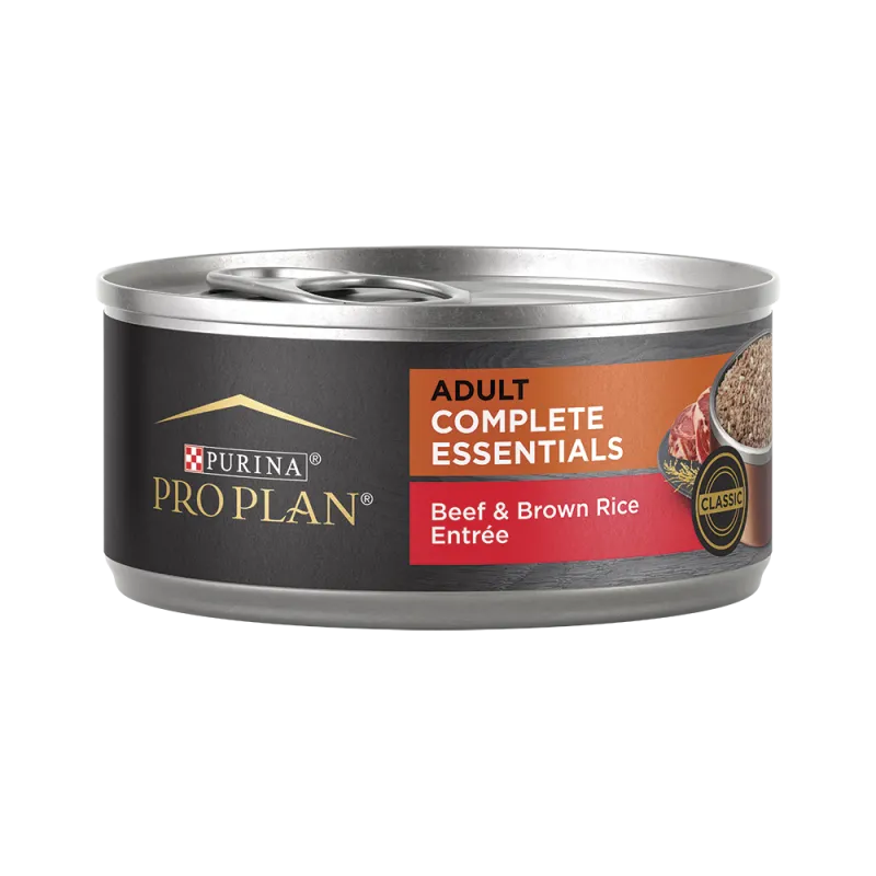 Pro Plan Complete Essentials Adult Beef & Brown Rice Entr�ée Classic Wet Dog Food