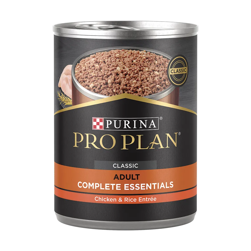 Pro Plan Complete Essentials Adult Chicken & Rice Entrée Classic Wet Dog Food