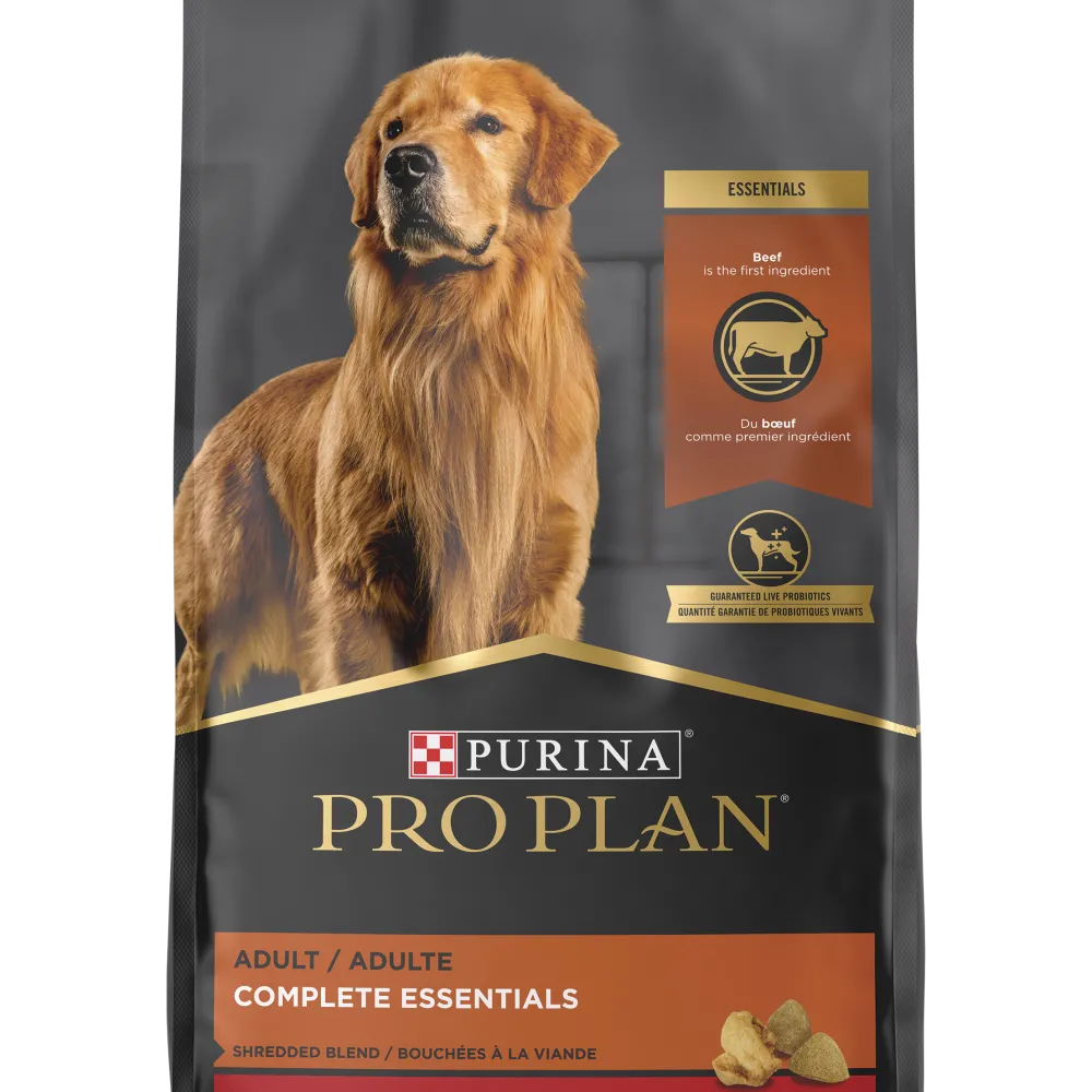 Pro Plan Adult Complete Essentials Shredded Blend Beef & Rice Dry Dog Food