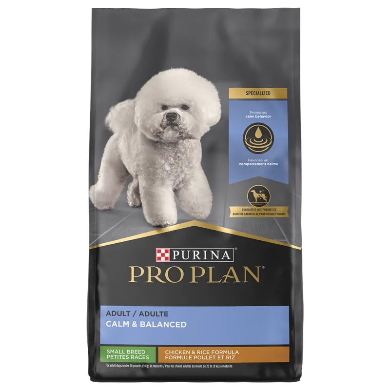 Pro Plan Adult Calm & Balanced Chicken & Rice Small Breed Food