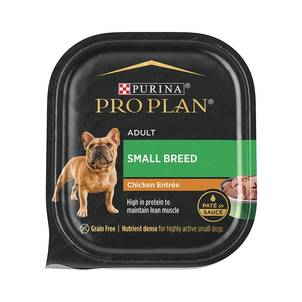 Pro Plan Adult Small Breed Dog Chicken Entrée Paté in Sauce