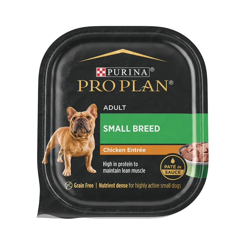 Pro Plan Adult Small Breed Dog Chicken Entrée Paté in Sauce