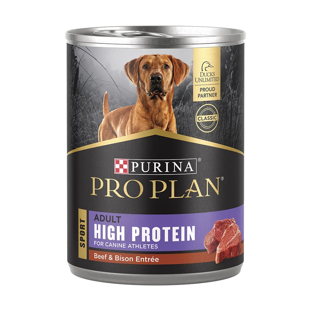 Pro Plan Sport High Protein Beef & Bison Wet Dog Food
