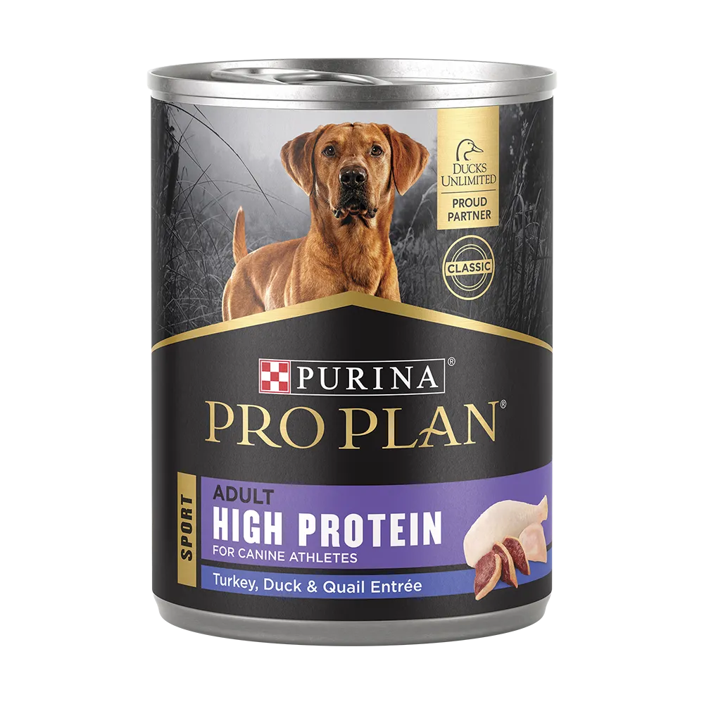 Pro Plan Sport High Protein Turkey, Duck & Quail Wet Dog Food