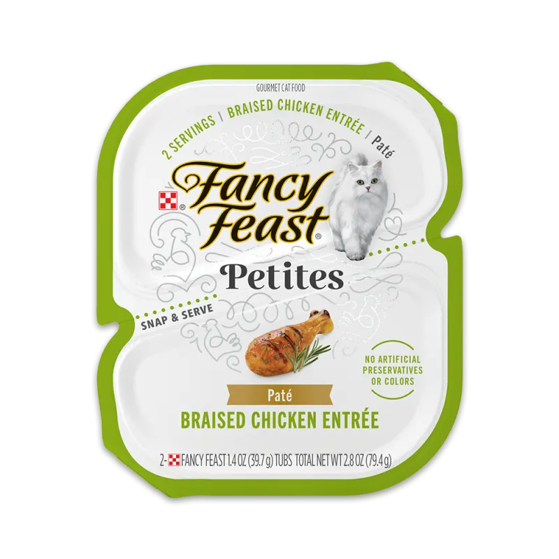 Alimento húmedo para gatos Fancy Feast® Petites de paté de pollo a las brasas