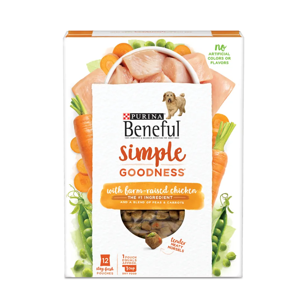Beneful Simple Goodness Soft Dog Food with Farm-Raised Chicken