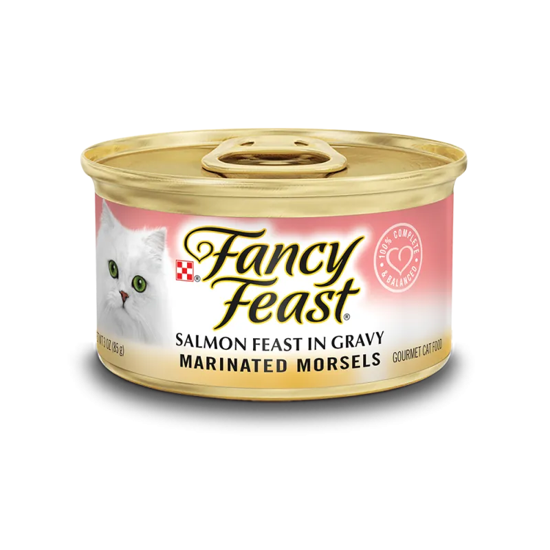 Fancy Feast® Marinated Morsels Salmon Gourmet Wet Cat Food in Gravy