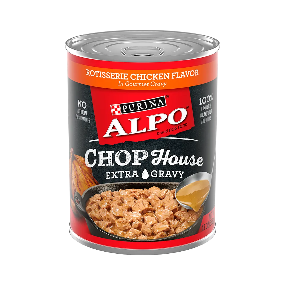 Purina ALPO Chop House® Rotisserie Chicken Flavor in Gourmet Gravy Wet Dog Food