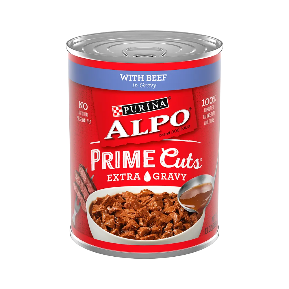 Purina ALPO Prime Cuts® With Beef in Gravy Wet Dog Food
