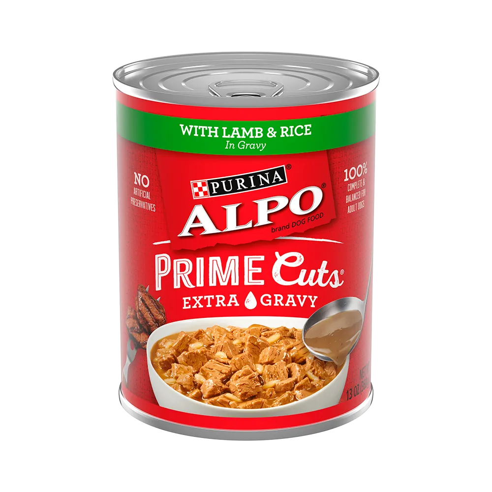 Purina ALPO Prime Cuts With Lamb & Rice in Gravy Wet Dog Food