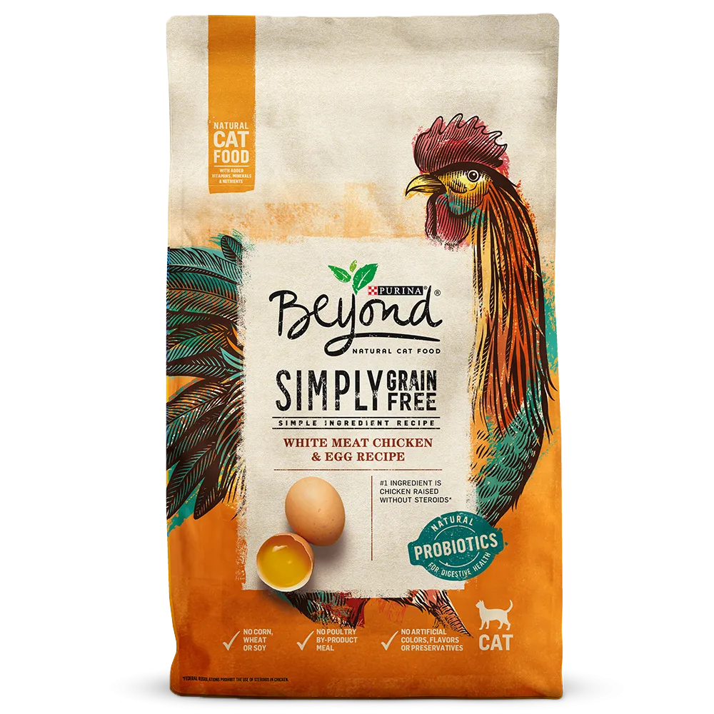 Beyond Simply Grain Free White Meat Chicken & Egg Recipe Dry Cat Food