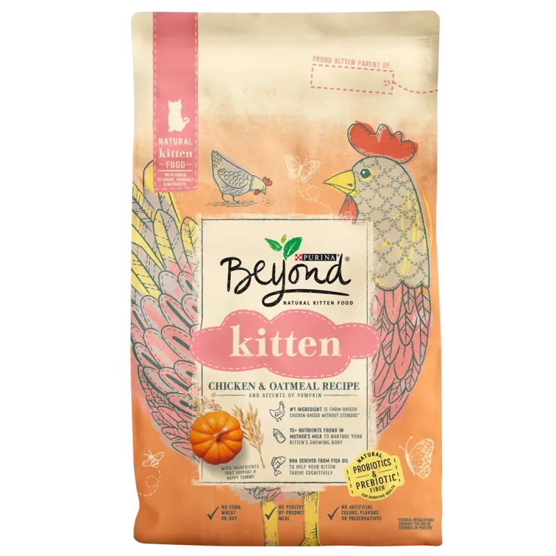 Alimento seco Beyond con pollo y avena para gatitos