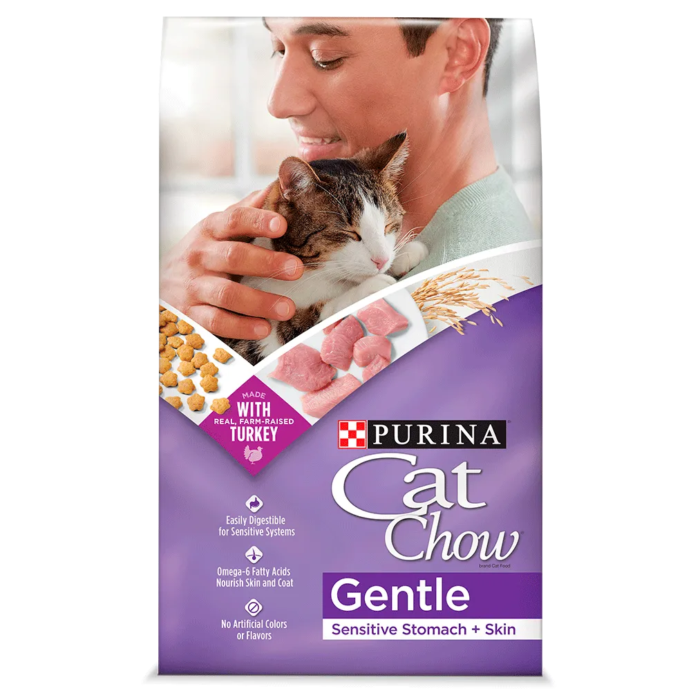 All Cat Chow Gentle Sensitive Stomach & Skin Dry Cat Food