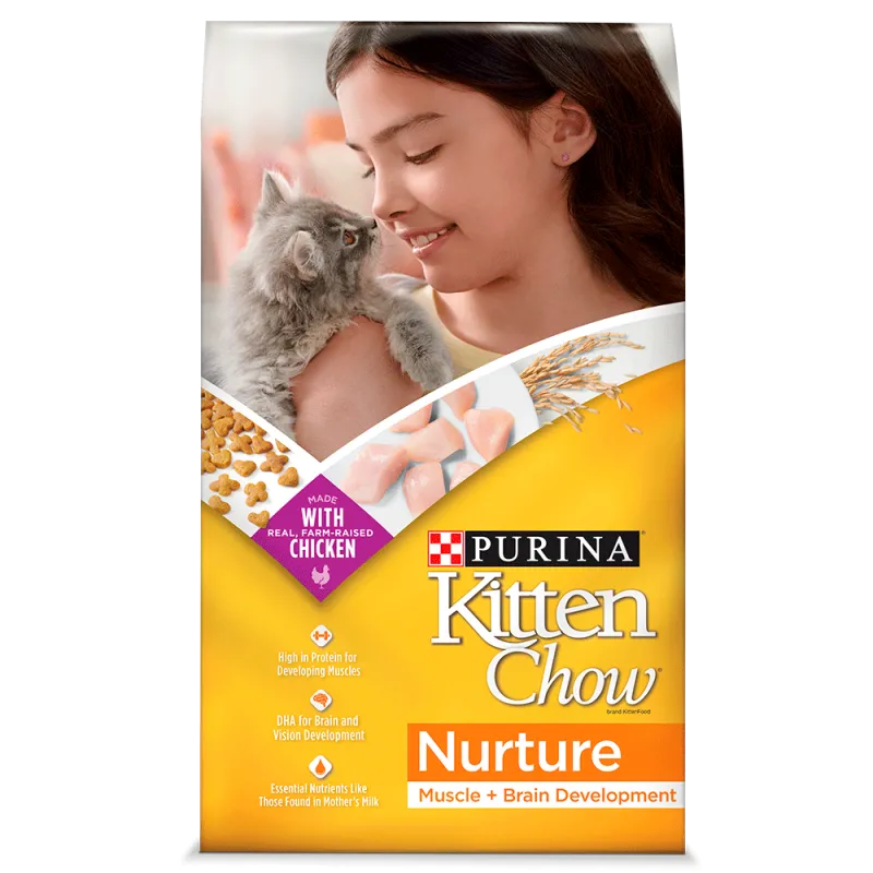 Kitten Chow Nurture, desarrollo muscular y cerebral