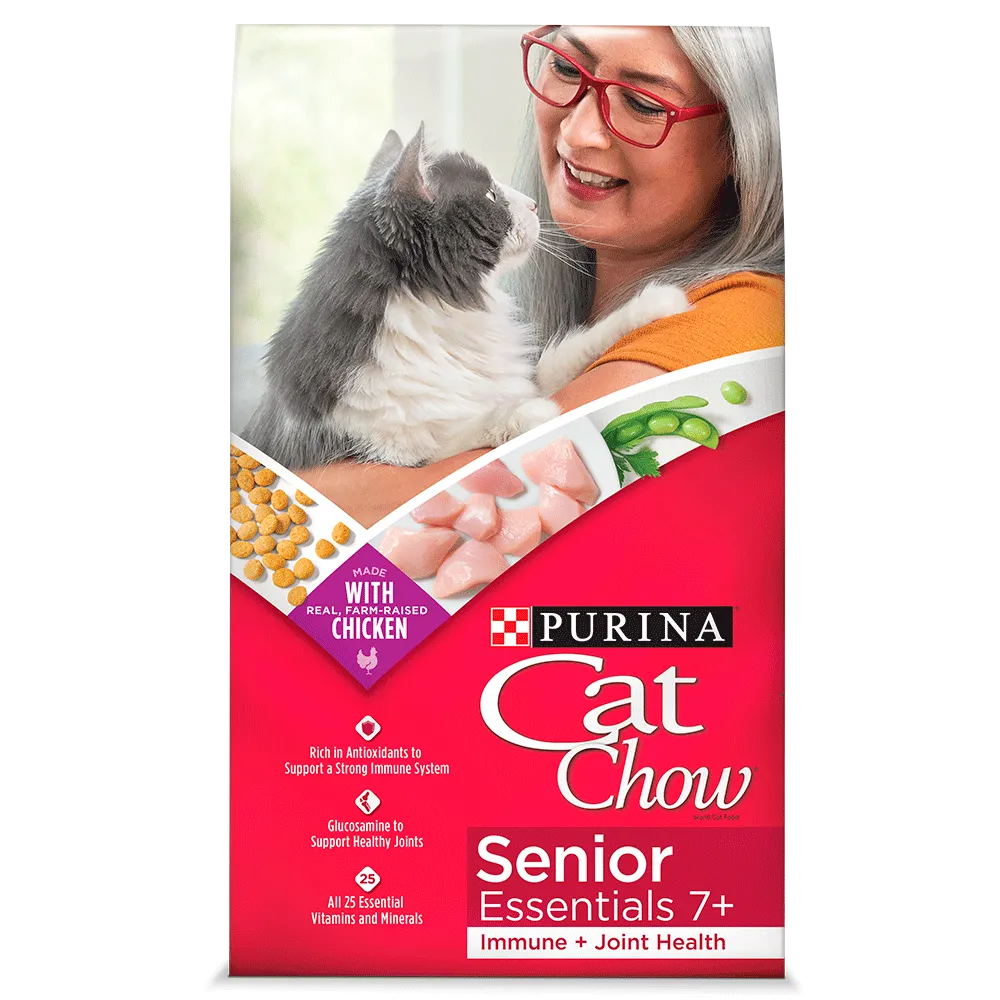 Cat Chow Senior Essentials 7+ Immune + Joint Health