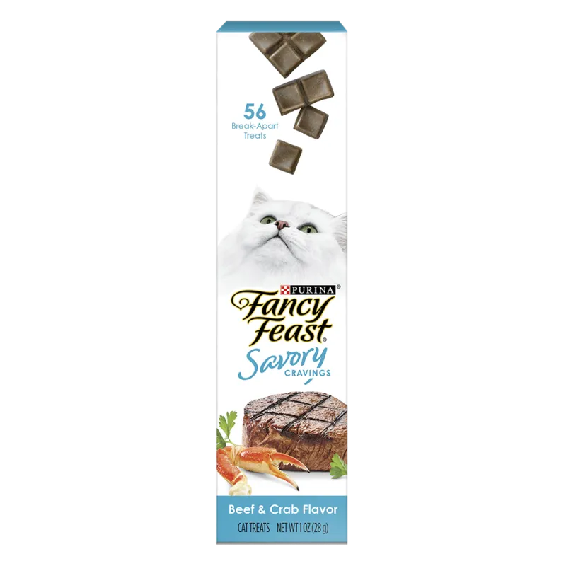 Fancy Feast Savory Cravings Beef & Crab Flavor Cat Treats